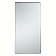 thumbnail image 1 of Elegant Decor Metal frame rectangle mirror 36 inch in Black, 1 of 13
