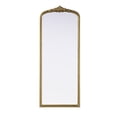 thumbnail image 1 of Elegant Decor Naomi Vintage Resin Mirror 24x60 in Antique Brass, 1 of 7