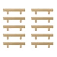 thumbnail image 1 of Elegant Decor Home Decorative Dior 3" Center to Center Brass Bar Pull Multipack (set of 10), 1 of 6