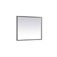 thumbnail image 1 of MRE62740BK-Elegant Decor-Pier - 37.3W LED Mirror with Adjustable Color Temperature In Modern Style-40 Inches Tall and 27 Inches Wide-Black Finish, 1 of 13