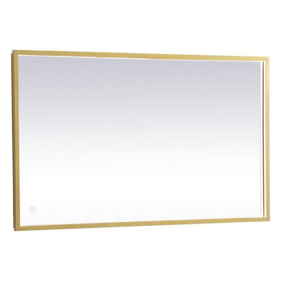 Elegant Decor - Pier - 31.4W LED Mirror with Adjustable Color Temperature In
