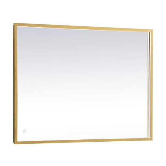 Elegant Decor Pier 27x36 inch LED mirror with adjustable color temperature