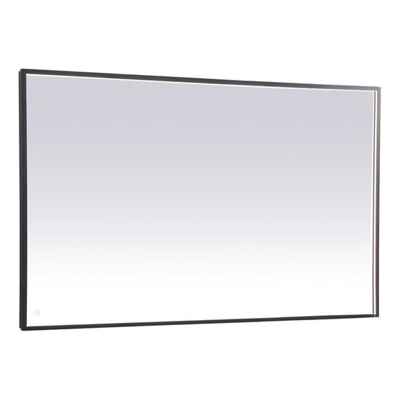 Elegant Decor Pier 36x60 inch LED mirror with adjustable color temperature 3000K/4200K/6400K in black