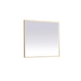 thumbnail image 1 of MRE63640BR-Elegant Decor-Pier - 44W LED Mirror with Adjustable Color Temperature In Modern Style-36 Inches Tall and 40 Inches Wide-Brass Finish, 1 of 10
