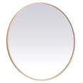 thumbnail image 1 of Elegant Decor Pier 48 inch LED mirror with adjustable color temperature 3000K/4200K/6400K in brass, 1 of 13