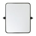 thumbnail image 1 of Elegant Decor Soft Corner Pivot Mirror 20X24 Inch In Black, 1 of 10