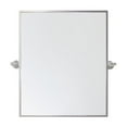 thumbnail image 1 of Elegant Decor Rectangle Pivot Mirror 24X20 Inch In Silver, 1 of 9