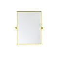 thumbnail image 1 of Elegant Decor Rectangle Pivot Mirror 24X32 Inch In Gold, 1 of 9