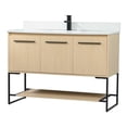 thumbnail image 1 of Elegant Decor Sloane 48" MDF Single Bathroom Vanity with Backsplash in Maple, 1 of 8