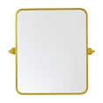 thumbnail image 1 of Elegant Decor Soft Corner Pivot Mirror 20X24 Inch In Gold, 1 of 10