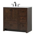 thumbnail image 1 of 36 inch single bathroom vanity in expresso, 1 of 8