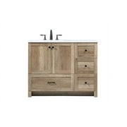 Elegant Lighting Vf2842 Soma 42" Free Standing Single Basin Vanity Set - Wood