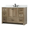 thumbnail image 1 of Elegant Decor Soma 48" MDF Single Bathroom Vanity with Backsplash in Natural Oak, 1 of 8