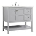 thumbnail image 1 of 36 inch Single Bathroom Vanity in Gray, 1 of 8