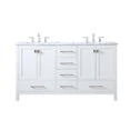 thumbnail image 1 of Elegant Decor VF18960DWH 60 in. Double Bathroom Vanity, White, 1 of 8