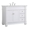 thumbnail image 1 of 42 inch Single Bathroom Vanity set in White, 1 of 8
