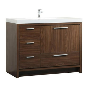 Elegant Lighting Vf46042m Wyatt 42" Free Standing Single Basin Vanity Set - Wood