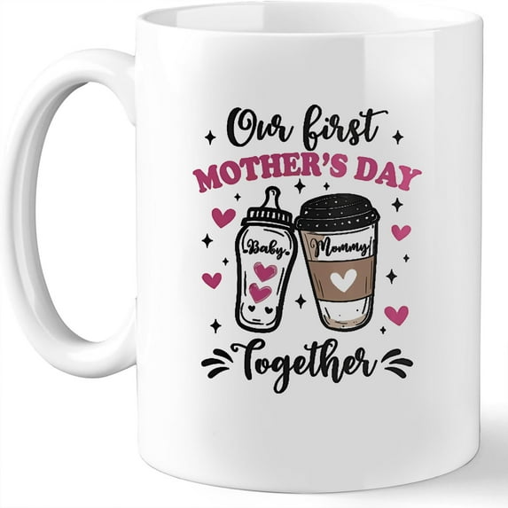 Elegant Decorative 11oz Ceramic Mug Funny Coffee Cups Cappuccino Mug Colorful Gift for Family Guests Coffee Cocoa Tea  Latte Kitchen, Dishwasher Microwave Safe