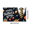 thumbnail image 1 of Elegant Design Happy Father's Day Party Banner Decorative Balloons Gift Boxes for Father's Day Celebration Family Gathering Outdoor Event, 1 of 7
