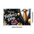 thumbnail image 1 of Elegant Design Happy Father's Day Party Banner Decorative Balloons Gift Boxes for Father's Day Celebration Family Gathering Outdoor Event, 1 of 7