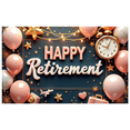 thumbnail image 1 of Elegant Design Retirement Party Celebration Banner Hanging Decorations for Indoor Event Occasion, 1 of 9