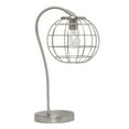 thumbnail image 1 of Elegant Designs Caged In Metal Table Lamp, Brushed Nickel, 1 of 7