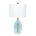 thumbnail image 1 of Elegant Designs Ellipse Transparent Table Lamp, Clear Blue, 1 of 7