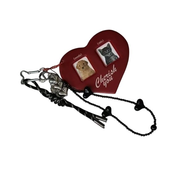 Elegant Designs Keychain with Photo Frame Portable Keepsakes Suitable for All Ages Casual Use Bag Decoration