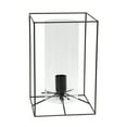 thumbnail image 1 of Elegant Designs Large Exposed Glass And Metal Table Lamp, Black, Clear, 1 of 6