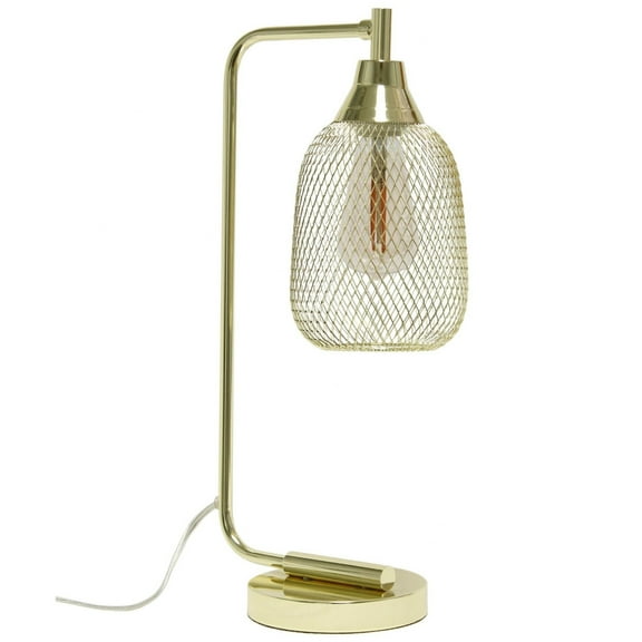 Elegant Designs Mesh Wire Desk Lamp