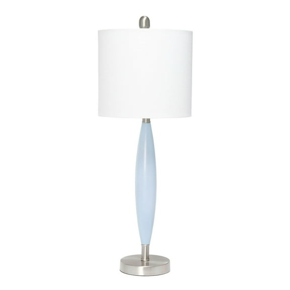 Elegant Designs Needle Stick Table Lamp, Blue