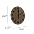 thumbnail image 1 of Elegant Designs Small Rustic Clock, 1 of 2