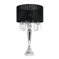 thumbnail image 1 of Elegant Designs Trendy Romantic Sheer Shade Table Lamp with Hanging Crystals, 1 of 9