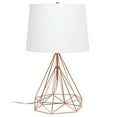thumbnail image 1 of Elegant Designs Wired Metal Table Lamp, Rose Gold, 1 of 10