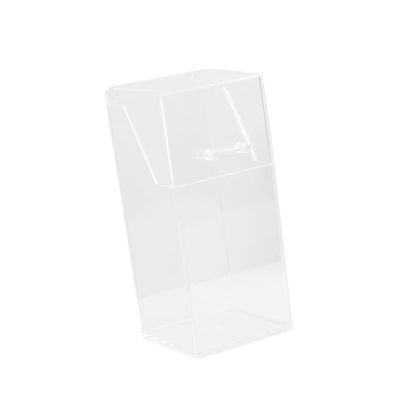 Elegant Desktop Makeup Tool Storage Box Clear Acrylic Dustproof Designs