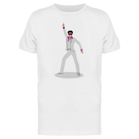 Elegant Disco Dancer T-Shirt Men -Image by Shutterstock, Male Large