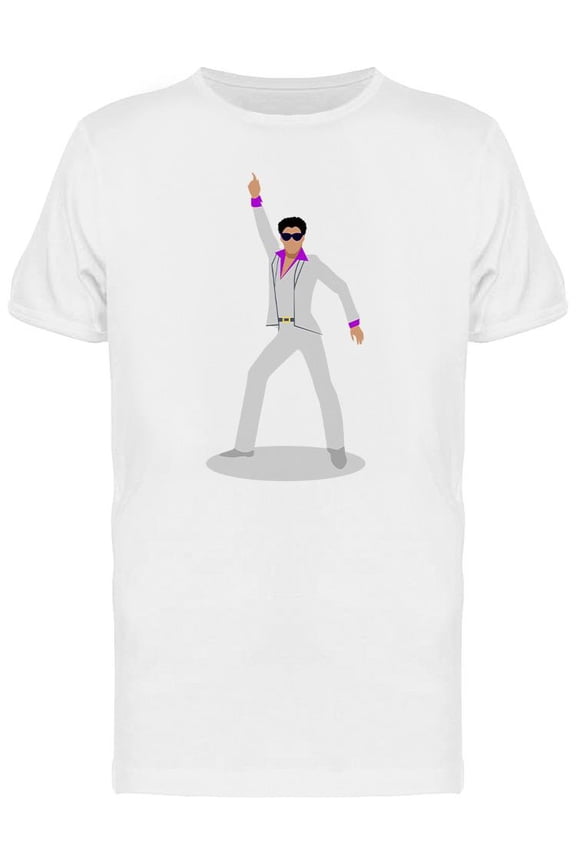 Elegant Disco Dancer T-Shirt Men -Image by Shutterstock, Male Large