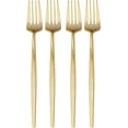 thumbnail image 1 of Elegant Disposable Gold Silverware Set, Disposable Plastic Cutlery Set includes 20 Forks, Gold Flatware Set Great for Parties, 20 Servings Of Upscale Cutlery Set for Weddings, Events, Celebrations, 1 of 5