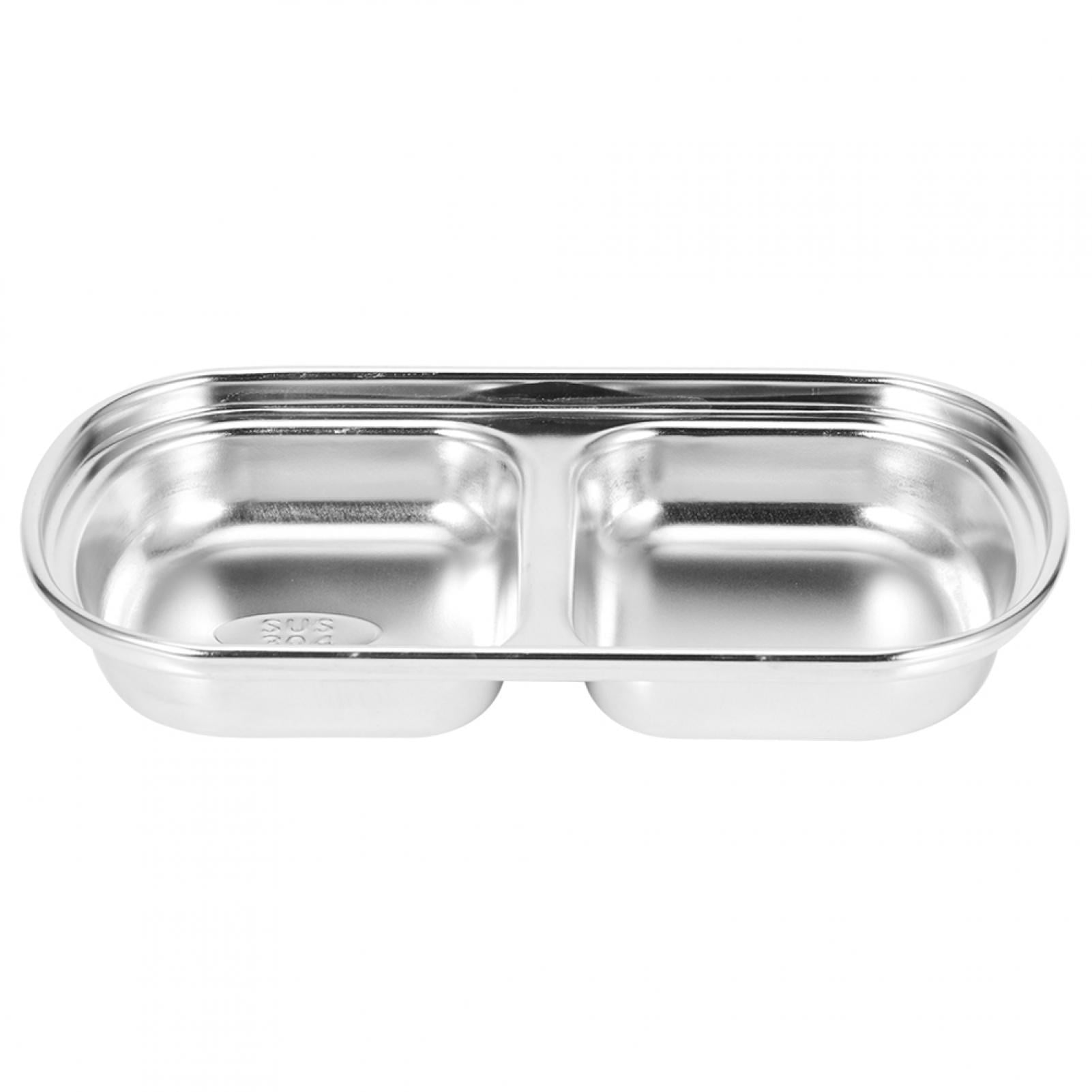 Elegant Divided Plate, Innovative Food-grade Stainless Steel Dinnerware ...