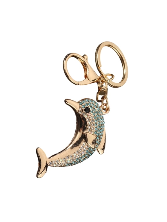 Elegant Dolphin Car Key Ring For Women Handmade Ocean Themed Keyring Accessory
