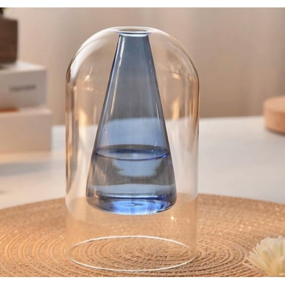 Elegant Double-Layer Rattan Aromatherapy Diffuser Fireless Reed Essential Oil Diffuser for Home Decor, Calming Aroma for Living Room Bedroom Office, Safe Natural Scent Diffuser
