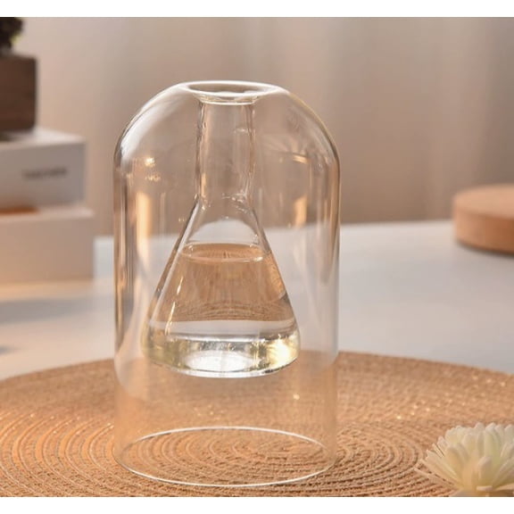 Elegant Double-Layer Rattan Aromatherapy Diffuser - Safe and Stylish Essential Oil Diffuser for Home Decor