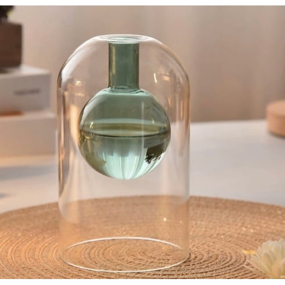 Elegant Double-Layer Rattan Aromatherapy Diffuser - Stylish Essential Oil Diffuser for Home Decor