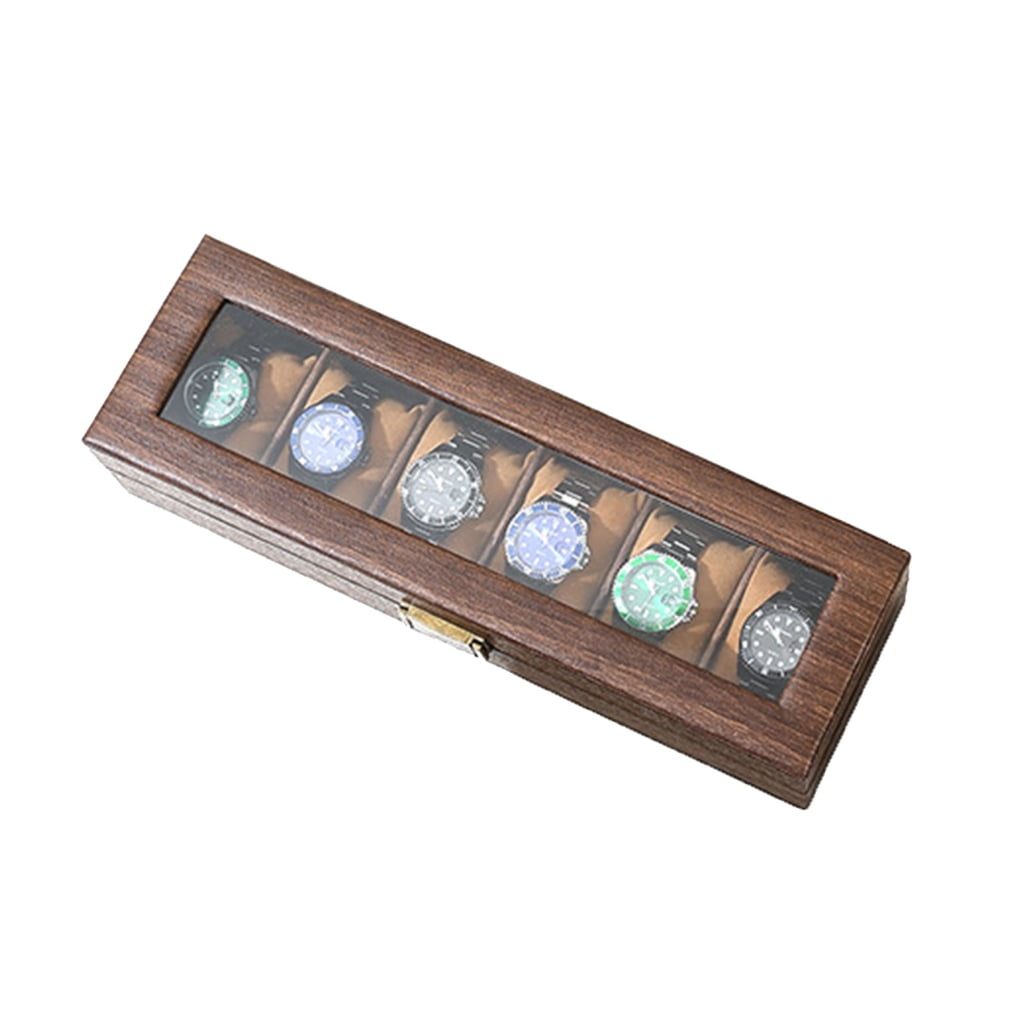 Elegant Double Layer Watch Display Case Distinctive Watch Collector's ...
