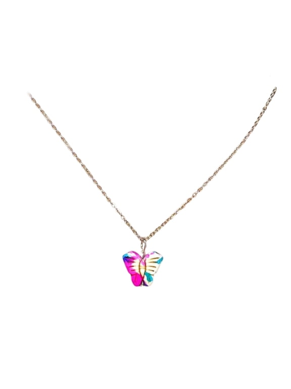Elegant Dragonflies/Butterfly Jewelry Adjustable Clavicle Chain Necklace Stylish Thin Chain Neckchain Jewelry For Her