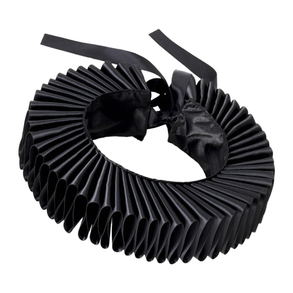 Ruffled Pattern Neck Capes Retros Adjustable Choker Vintage Styles Collar for Cosplay and Costume Accessories