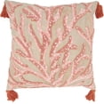 thumbnail image 1 of Elegant Embroidered Coral Down Filled Pillow, 1 of 5