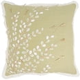 thumbnail image 1 of Elegant Embroidered Floral Down Filled Pillow, 1 of 4