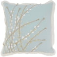thumbnail image 1 of Elegant Embroidered Floral Pillow Cover, 1 of 4