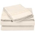 thumbnail image 1 of Elegant Embroidered Microfiber Sheet Set, 1 of 2